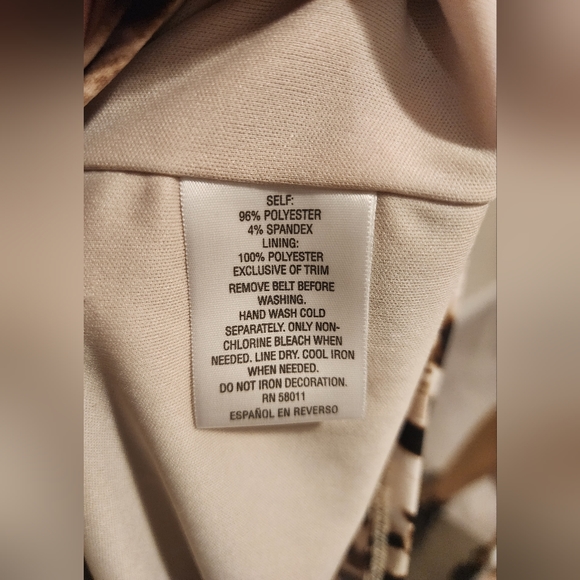 Macy's own Thalia Sodi Leopard Print Dress - Size Large - Picture 8 of 8